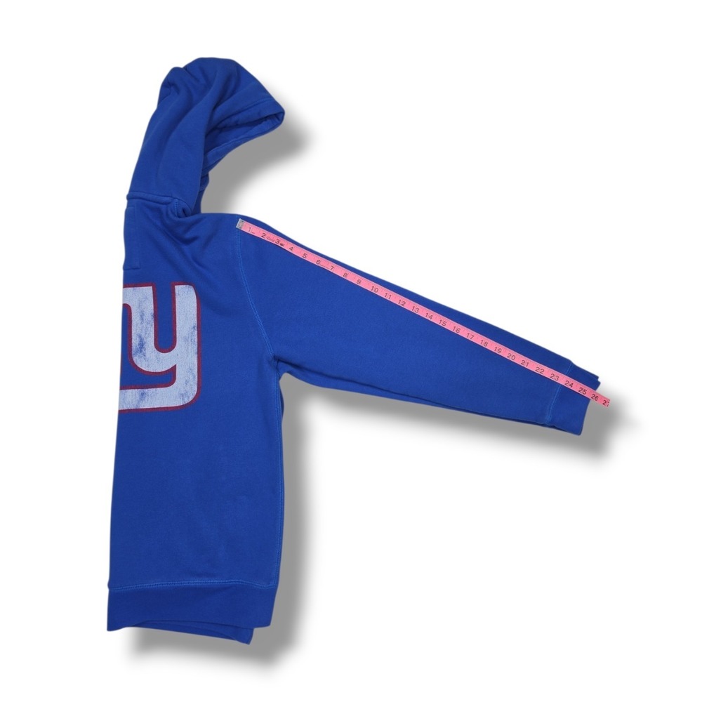 NFL New York Giants Front & Back Graphic Blue Junk Food Pullover Hoodie Men's L - Picture 6 of 8